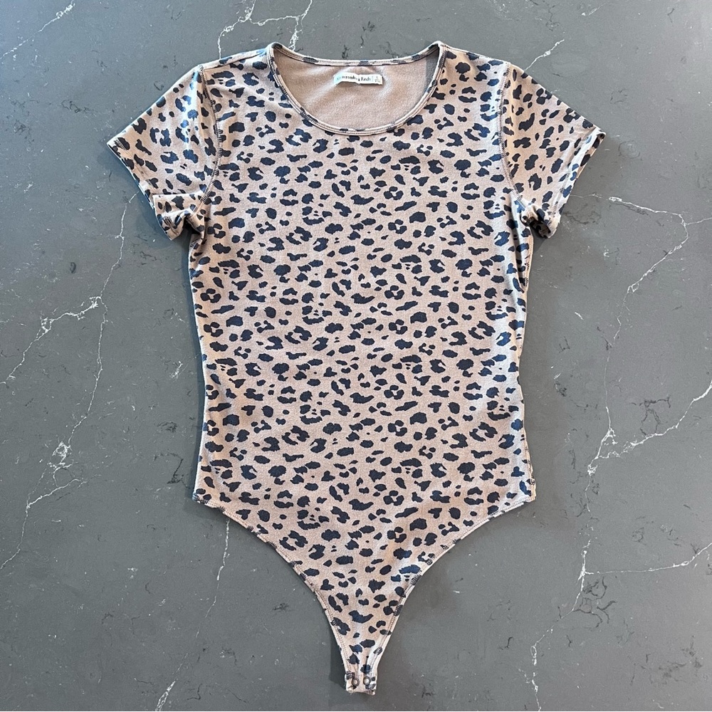 Abercrombie & Fitch Leopard Bodysuit